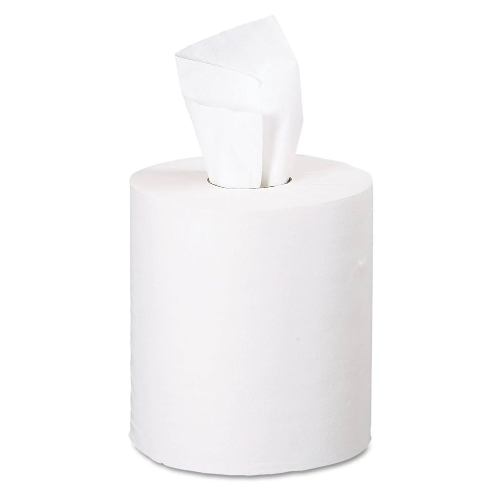 Royalty Virgin Center Pull Towel, 2-Ply, 7.6" x 10", 600 sheets, 6/cs