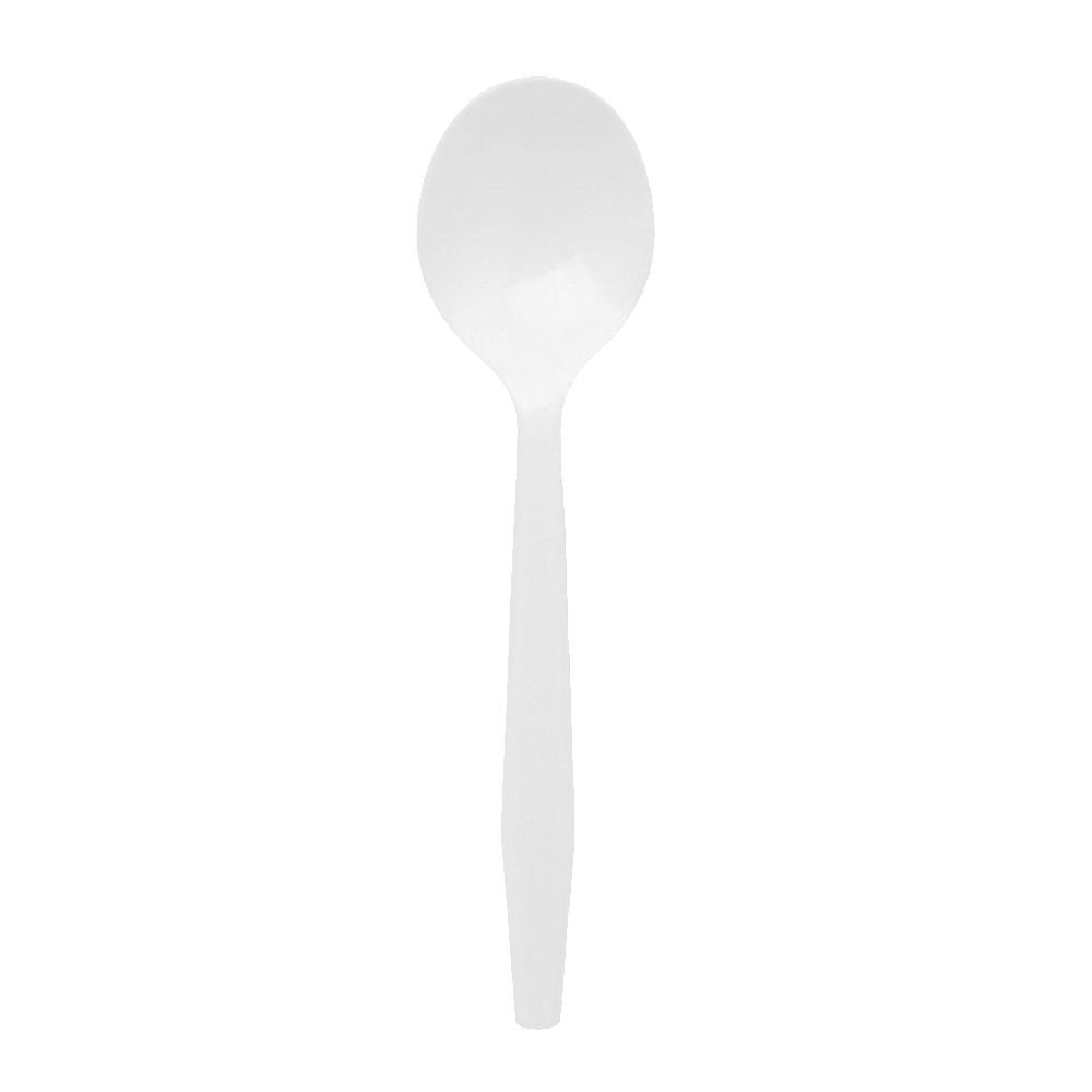 Royalty White X-Heavy Weight PP Soup Spoon