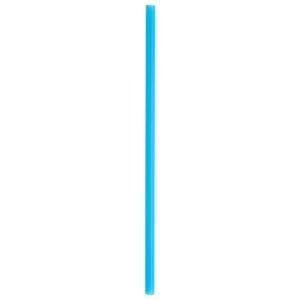 7.75" Blue Jumbo Unwrapped Straw, 10/250
